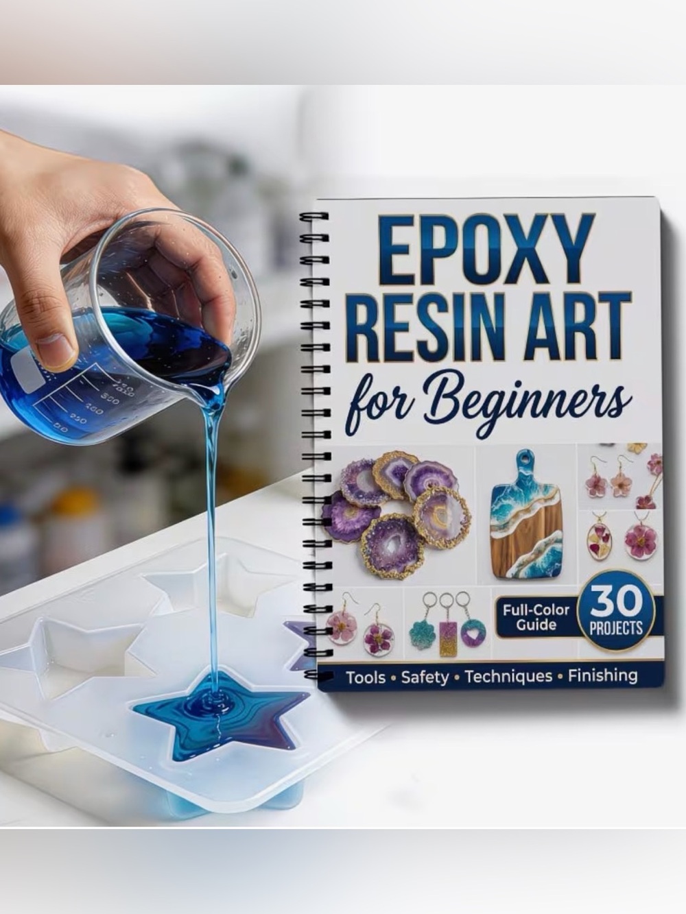 🥳 2 for $15 🥳 Epoxy Resin Art Craft Book for Beginners